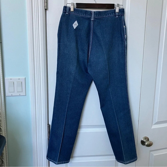 Vintage Rue Royal Blue  High Rise Mom Jeans - Picture 6 of 6
